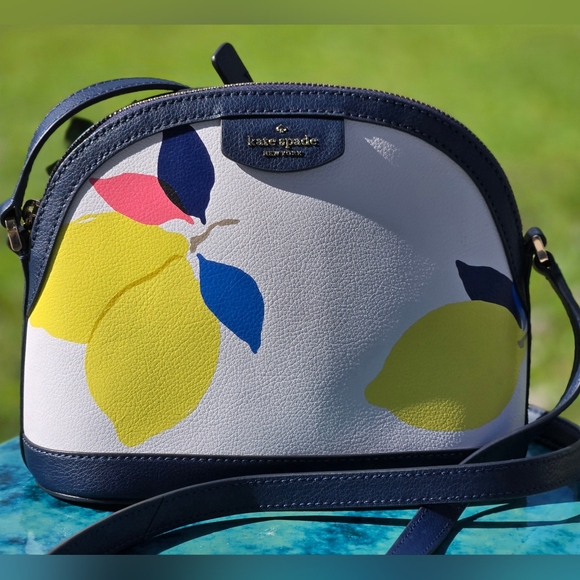 kate spade Handbags - Kate Spade Sylvia Lemon Dome Shape Crossbody Bag